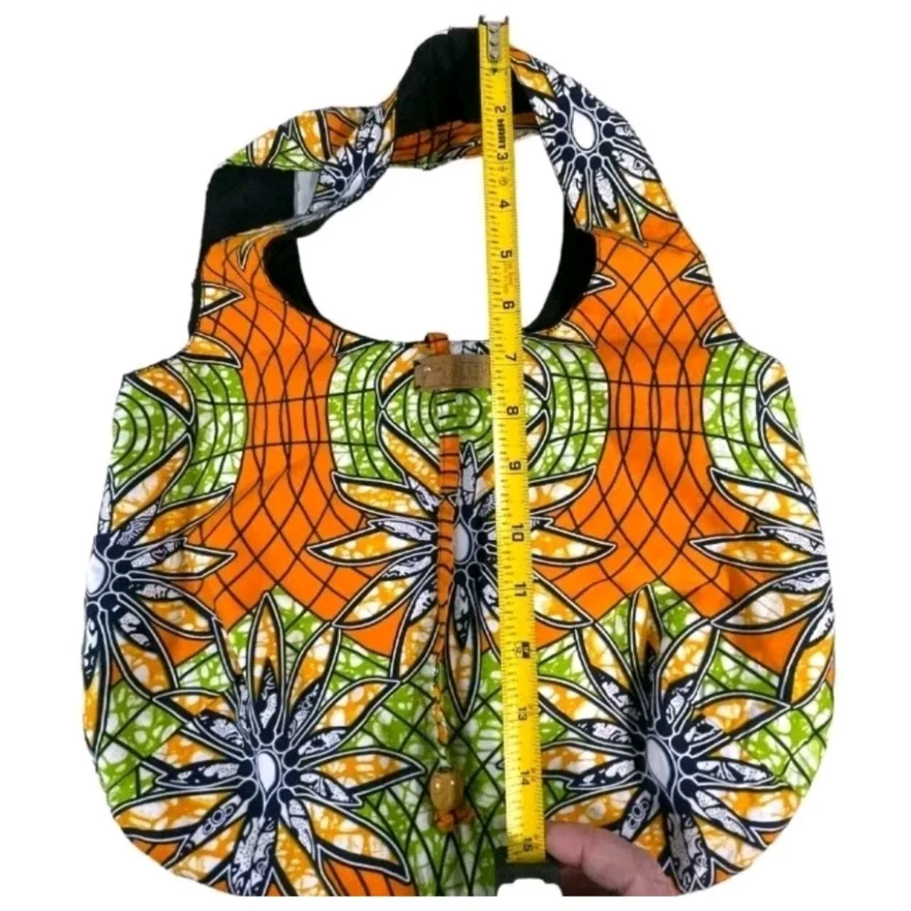 Hobo Bag Handmade By Esther Project Purse Tropical Floral Packable Resort Cruise
